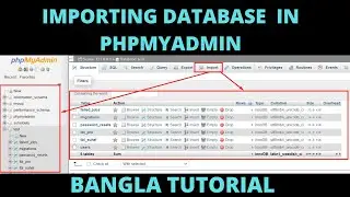 Import MySQL databases and tables in phpMyAdmin | Freelancer Suhel