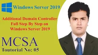 How to Install Additional Domain Controller Full Step By Step on Windows Server 2019