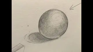 Shading a sphere with hb pencil