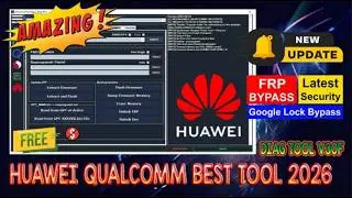 Huawei UnlockTool V30F - 2026 Qualcomm | Support MTK - Qualcomm | Flasing And Unlock Kirin Services