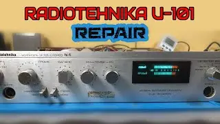 Ремонт на стерео усилвател Радиотехника У-101 Стерео hi-fi