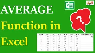 AVERAGE Function in Excel | What is AVERAGE Formula in Excel | GrowWithSkills