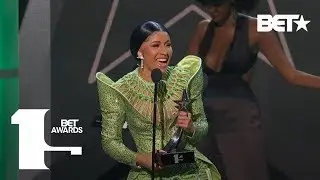 Cardi B Slays As She Snags Album Of The Year Award At The 2019 BET Awards!