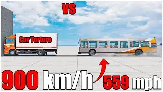 BUS (full) VS Man 900 km/h (248) | 