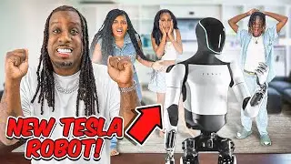 Our Dad Ordered A Tesla Robot And Things Went Crazy