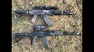 Сайга МК в калибрах 223 и 7,62×39 стрельба на 100м