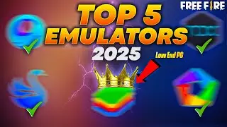 Top 5 Best Emulators Ranked for Free Fire PC in 2025 🔥| Best Android emulator for low end pc