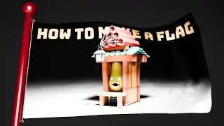 How to make a flag in blender