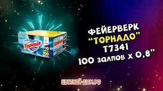 Фейерверк, салют Торнадо на 100 залпов х 0,8 калибр арт  Т7341 Триумф