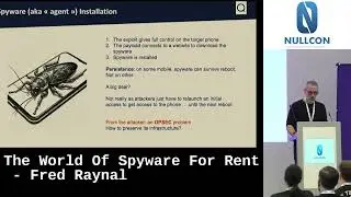 Nullcon Berlin 2024 | The World Of Spyware For Rent by Fred Raynal