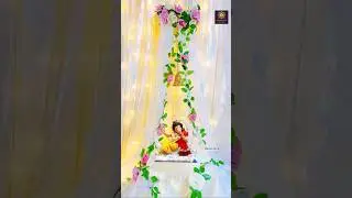 Ganpati decoration idea😍😍 #shorts #diy