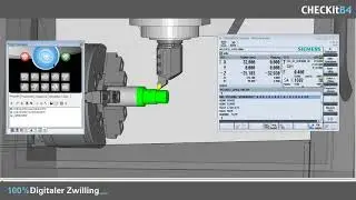 CHECKitB4   100% Virtual Machine, 100% CNC Steuerung, 100% Digital Twin