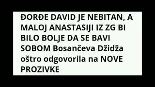 DZIDZA OSTRO ODGOVORILA DAVIDU. *HAOS*.