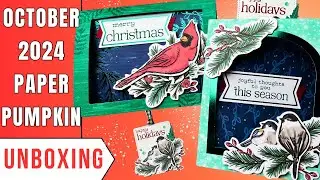 October 2024 Paper Pumpkin UNBOXING: Nests of Christmas WOW! (and one 