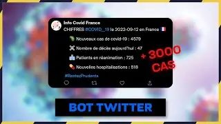 J'ai les chiffres du covid avant les medias - Bot Twitter