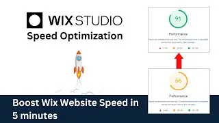 WIX Studio Website Speed Optimization - Improve Speed & Conversions on Wix/EditorX | Website Speedy