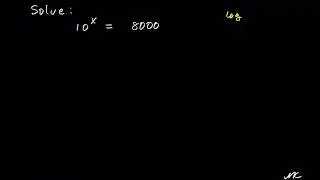 Solving Logarithmic and Exponential Equations 4