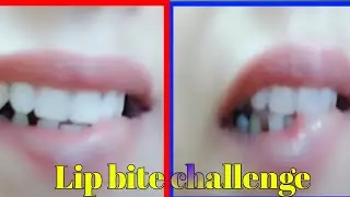 Without lipstick zoom lip bite #challenge //@ManuVlogsOfficial1