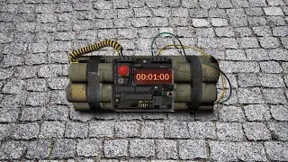 1 Minute Timer Bomb 💣 with Loud Giant Bomb Explosion 💥 | YT Timer ✅