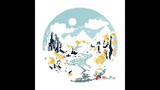 River Pixel Art