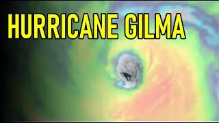 Hurricane Gilma storms across the Pacific
