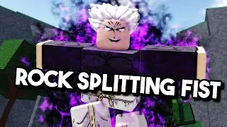 NEW GAROU ULTIMATE Rock Splitting Fist in Roblox The Strongest Battlegrounds