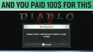 And you paid 100$ for this...Diablo 4 Error Code 315306 (Servers offline)