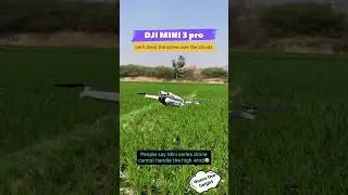 DJI MINI 3 pro above clouds 😶‍🌫️wind test 1000m #djimini3pro #dji #drone