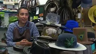 Producción de sombreros artesanales en Toluca