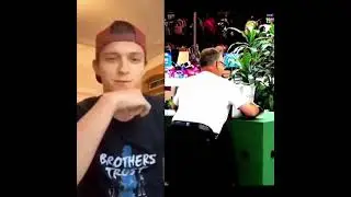 Tom Holland react to Super girl💪🏼🤣