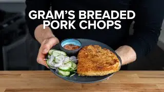 My Gram's Breaded Pork Chops