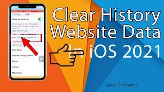 How To Clear History and Website Data in Iphone iOS (Iphone 7plus 2021) | Easy Tech Cambo
