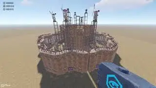 RUST 10-15 man custom clan base tour. THE VENDETTA all deployable/upkeep/china wall