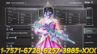 New Update 4.1⚡Best Sensitivity Code + Control Settings Pubg Mobile/Bgmi Sensitivity 2025