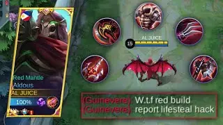 ALDOUS RED MANTLE BUILD | WTF LIFESTEAL + INSANE DAMAGE!!!