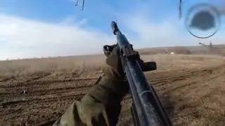 War of drones-fpv dron shoot with hunting rifle