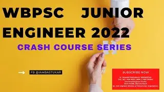 WBPSC Junior Engineer 2022 Recruitment Crash Course Series - Part 9