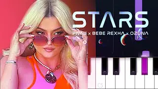 Bebe Rexha , Ozuna , PNAU - Stars (Piano Tutorial)