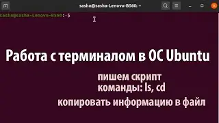 Работа с терминалом в ОС Ubuntu