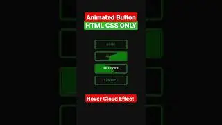 Animated  Button HTML CSS - Hover Cloud Effect 