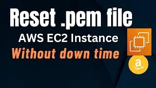 How to reset the AWS EC2 key pair file (.pem ) without down time ?