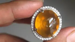 NATURAL GOLDEN FIRE OPAL 00111