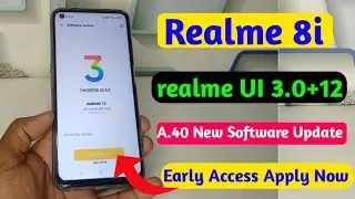 Realme 8i New A.40 software Update & Features//Realme 8i UI 3.0+ Android 12 Software Update