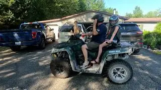 4th of july atv riding part 2