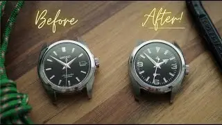 Seiko SARB033 on steroids: Building the Explorer Broad Arrow