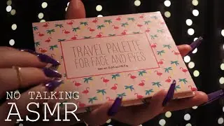 ASMR Make-up palette tapping, scratching & tracing (🎧 NO TALKING)