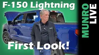 Sandy's First Look at the Ford F-150 Lightning Electric Truck!