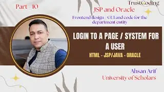Login system for Attendance Management System Using JSP/JAVA with Oracle Database #banglatutorial