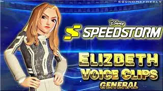 All Elizabeth Swan General Voice Clips • Disney Speedstorm • All Voice Lines (Eliza Jane Schneider)
