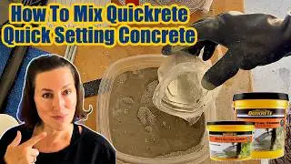 How To Mix Quikrete Quick Setting Cement - Easy Guide!